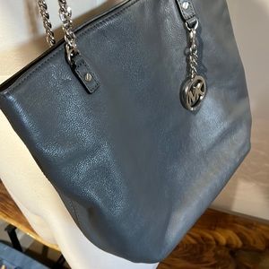 Pewter handbag